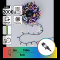 Aigostar - LED āra Ziemassvētku virtene 2000xLED/8 funkcijas 103m IP44 multicolor