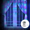 Aigostar - LED Āra Ziemassvētku virtene 200xLED/8 funkcijas 3xAA 5x2m IP44 daudzkrāsains