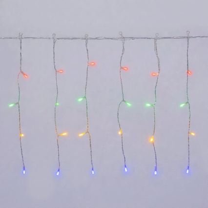 Aigostar - LED āra Ziemassvētku virtene 200xLED/8 režīmi 13x0,4m IP44 daudzkrāsaina