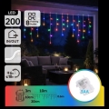 Aigostar - LED āra ziemassvētku virtene 200xLED/8 režīmi 3xAA 13x0,6 m IP44 daudzkrāsaina