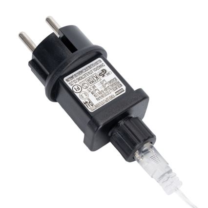 Aigostar - LED āra Ziemassvētku virtene 200xLED 8x0,4m IP44 siltā balta