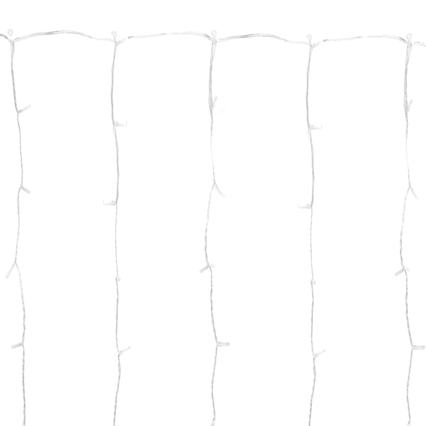 Aigostar - LED āra Ziemassvētku virtene 234xLED/8 režīmi 1,2x1,8 m IP44 siltā balta