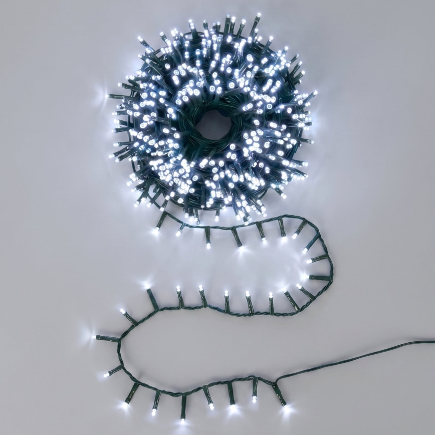 Aigostar - LED āra Ziemassvētku virtene 2500xLED/8 funkcijas 53m IP44 auksti balta