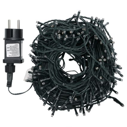 Aigostar - LED āra Ziemassvētku virtene 300 LED/8 funkcijas 30 m IP44 silti balta