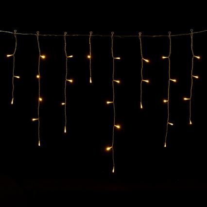 Aigostar - LED āra Ziemassvētku virtene, 300 LED, 8 režīmi, 3×AA baterijas, 18×0,6 m, IP44, silti balta