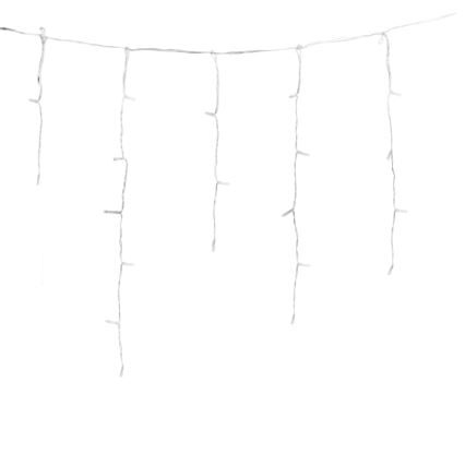 Aigostar - LED āra Ziemassvētku virtene, 300 LED, 8 režīmi, 3×AA baterijas, 18×0,6 m, IP44, silti balta