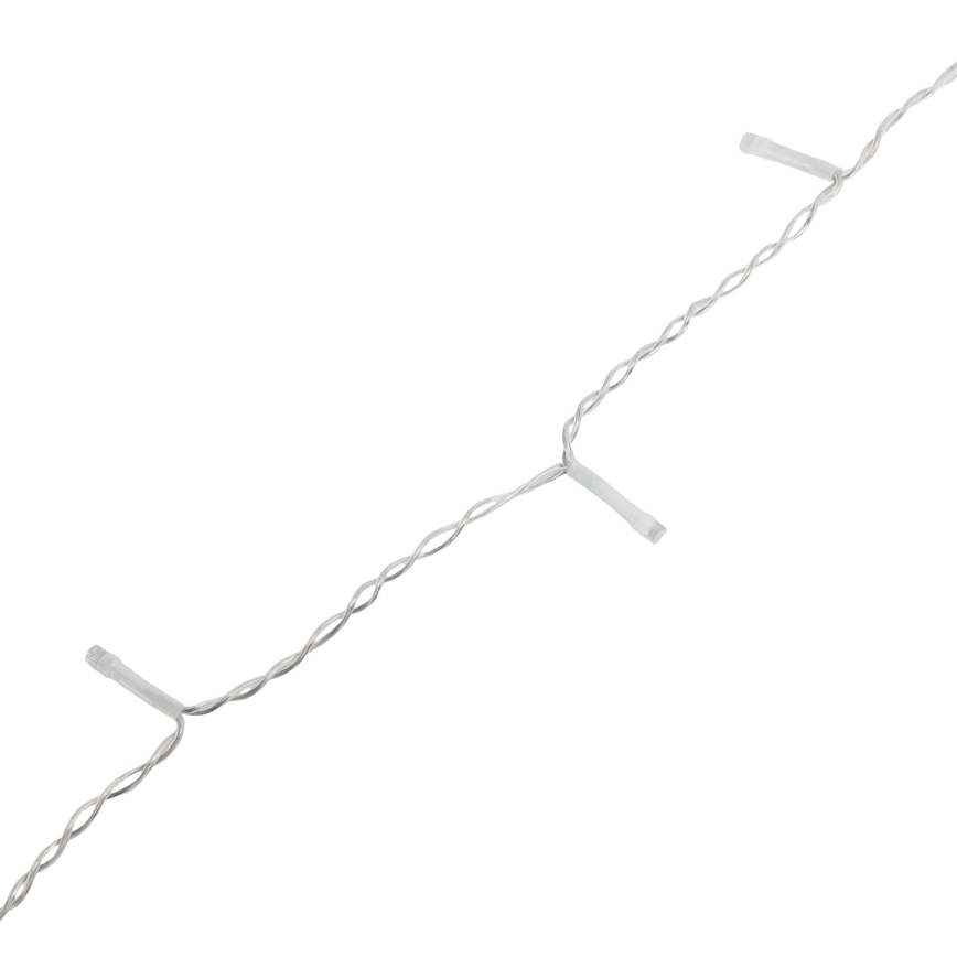 Aigostar - LED āra Ziemassvētku virtene, 300 LED, 8 režīmi, 3×AA baterijas, 18×0,6 m, IP44, silti balta