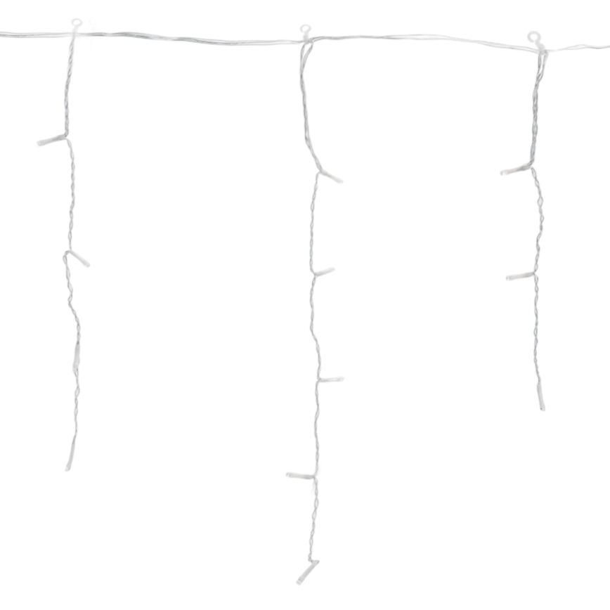 Aigostar - LED āra Ziemassvētku virtene 300xLED/8 režīmi 3xAA 18x0,6 m IP44 daudzkrāsaina