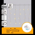 Aigostar - LED āra Ziemassvētku virtene 300xLED/8 funkcijas 18x0,4m IP44 siltā balta