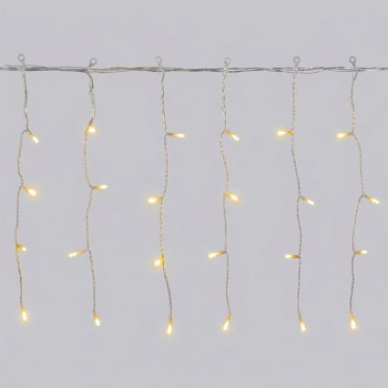 Aigostar - LED āra Ziemassvētku virtene 300xLED/8 funkcijas 18x0,4m IP44 siltā balta