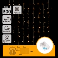 Aigostar - LED āra Ziemassvētku virtene 300xLED/8 režīmi 3xAA 6x3m IP44 siltā balta