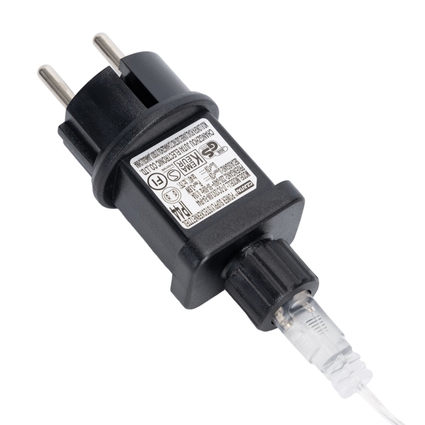 Aigostar - LED Āra Ziemassvētku virtene 320xLED+80xLED 23m IP44 siltā+aukstā balta
