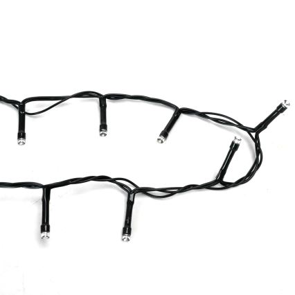 Aigostar - LED āra Ziemassvētku virtene 400xLED/8 režīmi 4xAA 20,3 m IP44 siltā balta