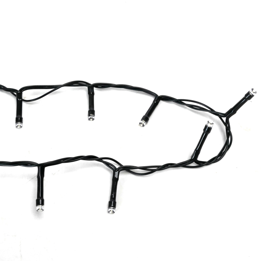 Aigostar - LED āra Ziemassvētku virtene 400 LED / 8 funkcijas 4xAA 20,3 m IP44 auksti balta