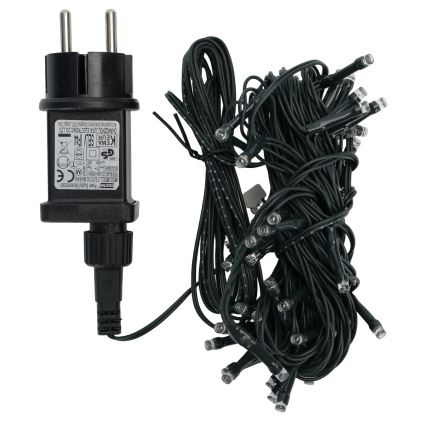 Aigostar - LED āra Ziemassvētku virtene 50 LED/8 režīmi 8 m IP44 auksti balta