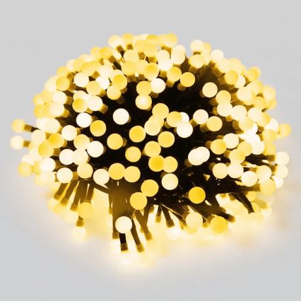 Aigostar - LED āra Ziemassvētku virtene, 50 LED, 8 režīmi, 8 m, IP44, siltā balta
