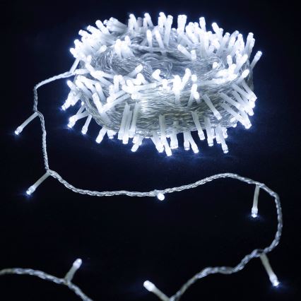 Aigostar - LED āra Ziemassvētku virtene 50xLED 5,3m IP44 auksti balta
