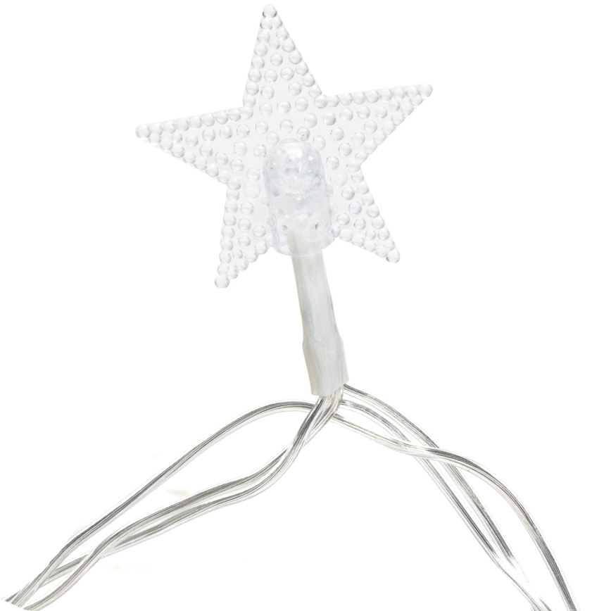 Aigostar - LED āra Ziemassvētku virtene 50xLED/8 funkcijas 8m IP44 siltā balta