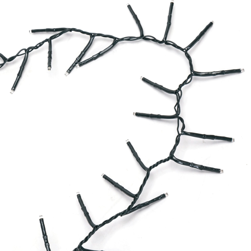 Aigostar - LED āra Ziemassvētku virtene 600xLED/8 funkcijas 18m IP44 silta balta