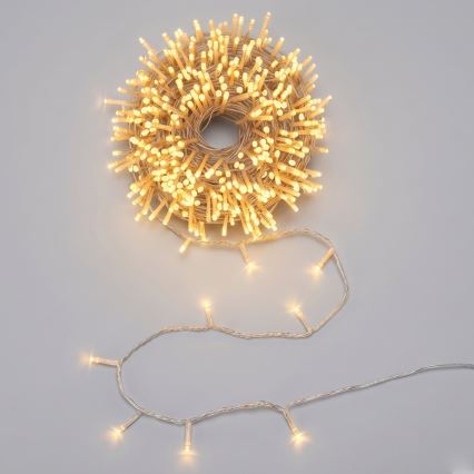 Aigostar - LED āra Ziemassvētku virtene 750xLED/8 režīmi 78m IP44 siltā balta