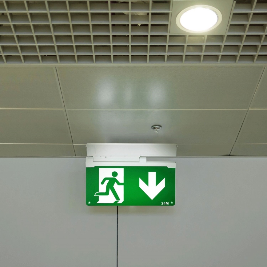 Aigostar - LED Avārijas gaismas lampa EMERGENCY EXIT LED/3,6W/230V 6500K 500mAh