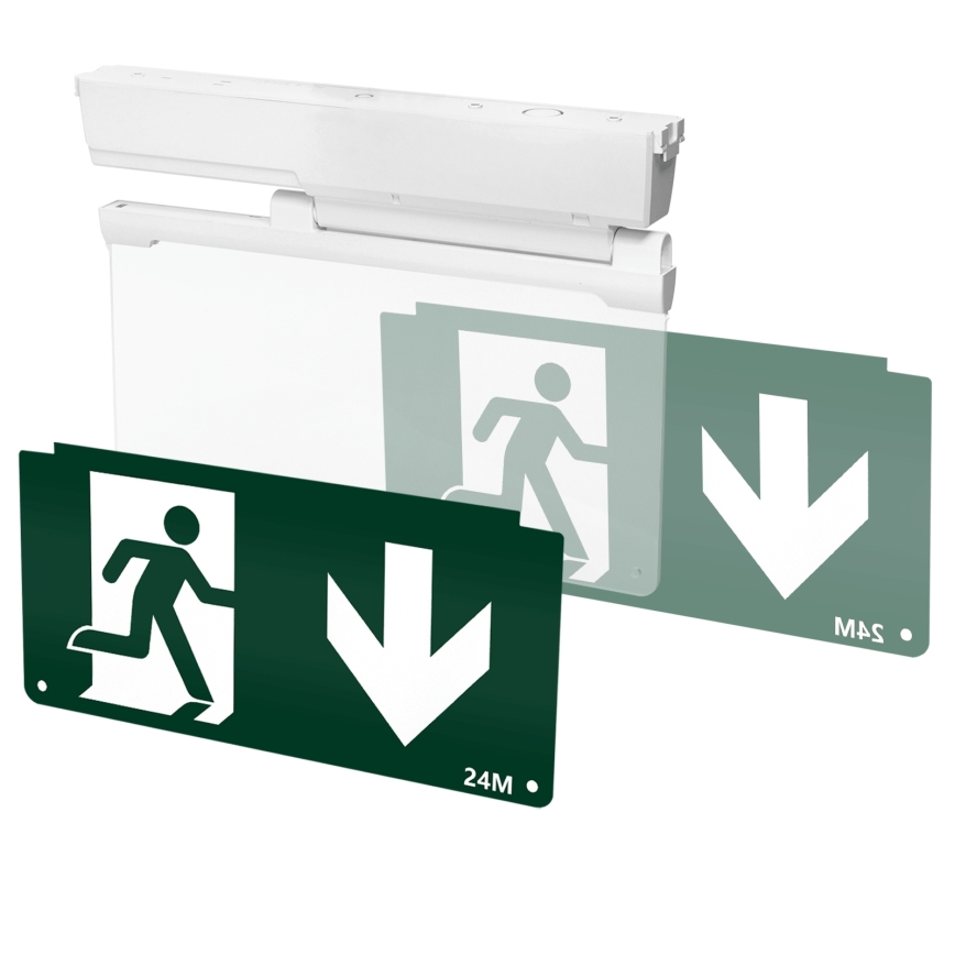 Aigostar - LED Avārijas gaismas lampa EMERGENCY EXIT LED/3,6W/230V 6500K 500mAh