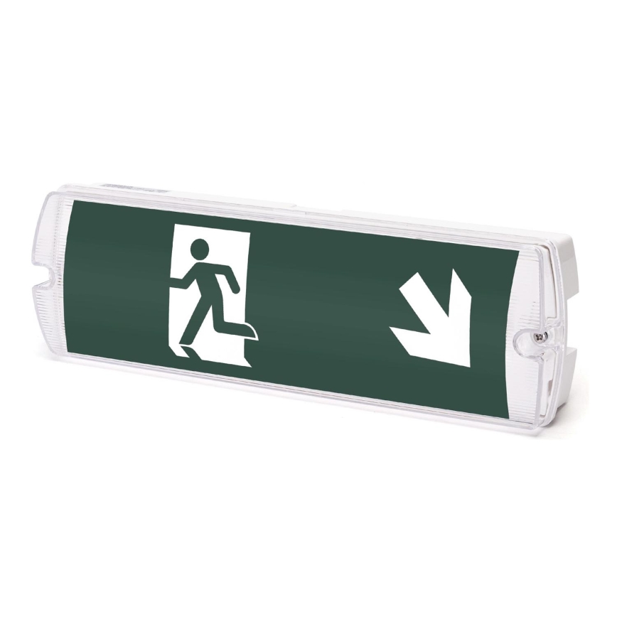 Aigostar - LED Avārijas gaismas lampa EMERGENCY EXIT LED/4W/230V IP65 6500K 600mAh