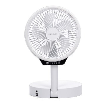 Aigostar - LED bezvadu salokāms ventilators ar USB portu 6,5W/5V 8000 mAh