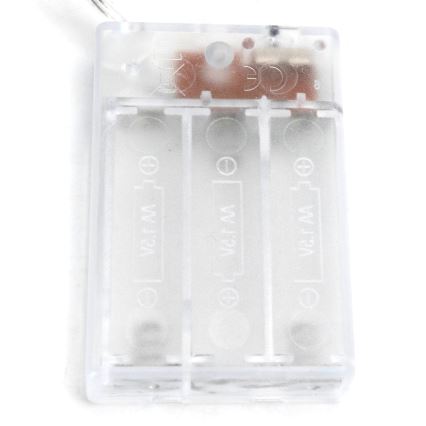 Aigostar - LED dekoratīvs virtenis ar knaģīšiem 20xLED/3xAA 3,3m silti balta