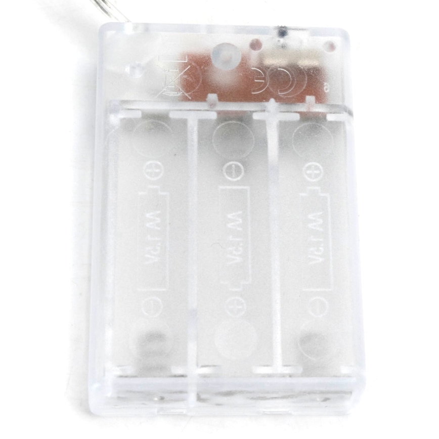 Aigostar - LED dekoratīvs virtenis ar knaģīšiem 20xLED/3xAA 3,3m silti balta