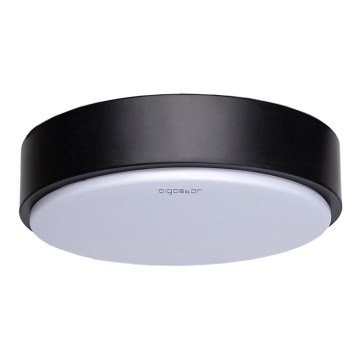 Aigostar - LED Griestu lampa LED/12W/230V 3000K d. 23 cm melna