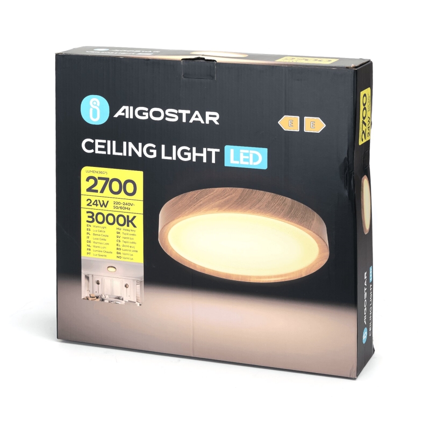 Aigostar - LED Griestu lampa LED/24W/230V 3000K d. 38,3 cm