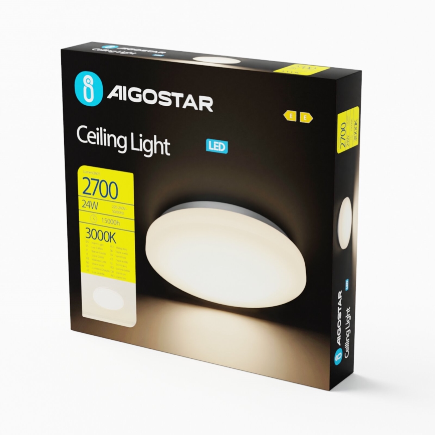 Aigostar - LED Griestu lampa LED/24W/230V 3000K