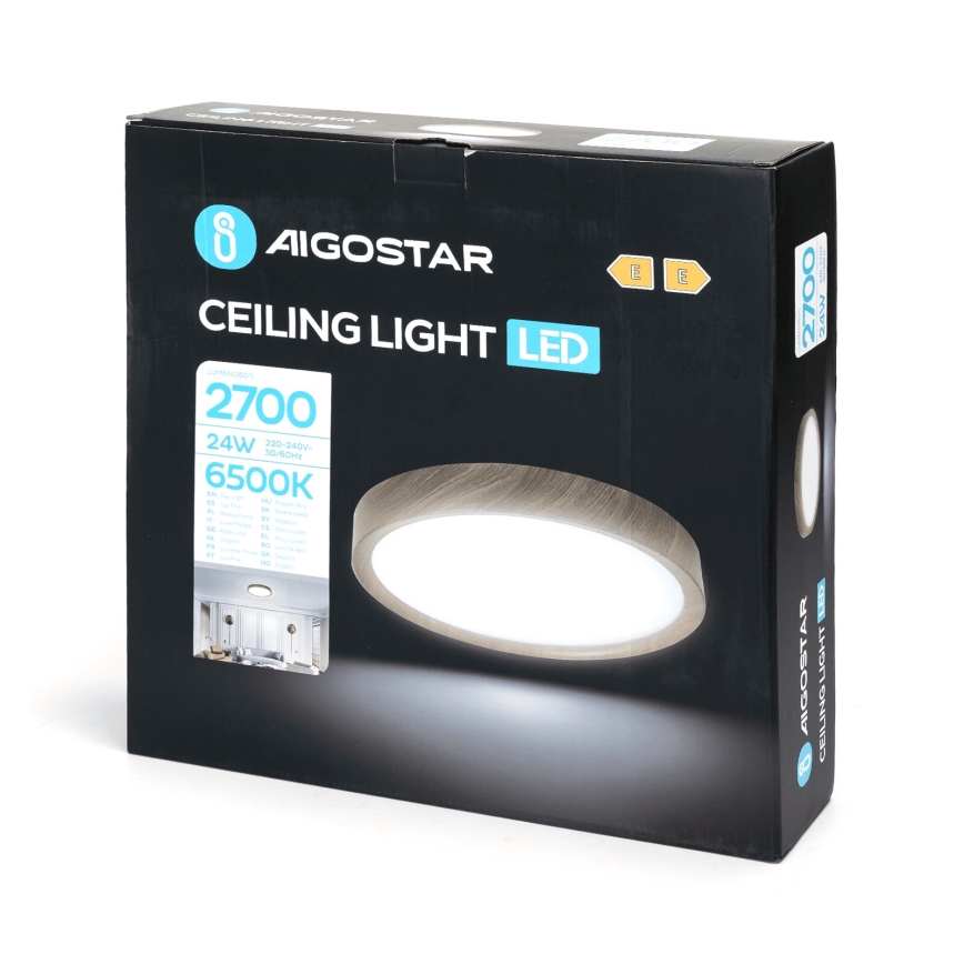 Aigostar - LED Griestu lampa LED/24W/230V 6500K d. 38,3 cm