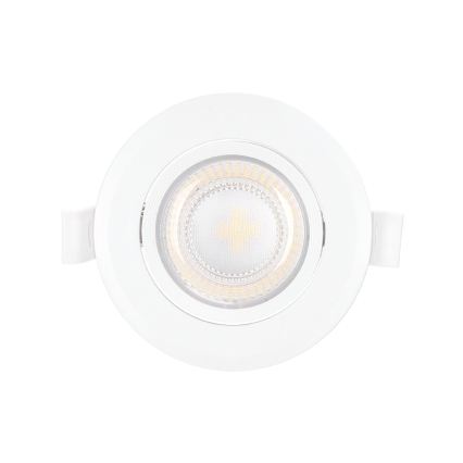 Aigostar - LED iebūvējamais gaismeklis LED/7W/230V 3000K Ø 8,5 cm silta balta
