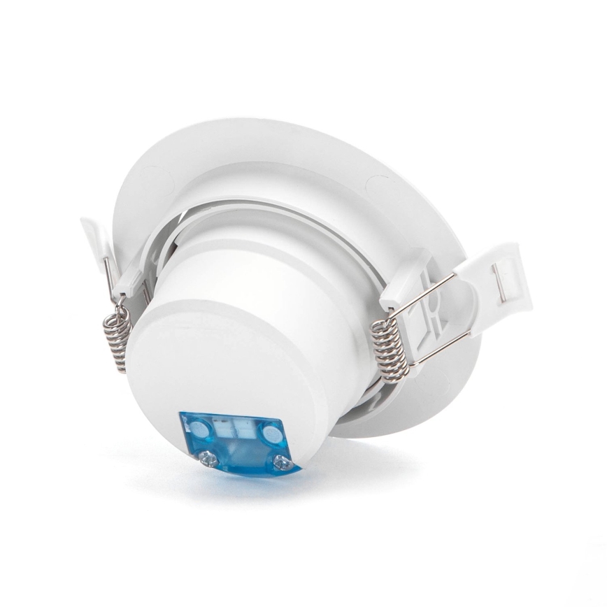 Aigostar - LED iebūvējamais gaismeklis LED/7W/230V 3000K Ø 8,5 cm silta balta