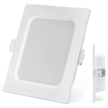 Aigostar - LED iebūvējamais griestu gaismeklis LED/6W/230V 6500K 12x12 cm balts