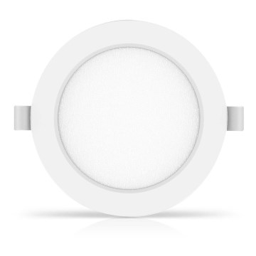 Aigostar - LED iebūvējamais griestu gaismeklis LED/9W/230V 3000K pr. 14,5 cm balts