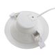 Aigostar - LED Iegremdējama lampa LED/20W/230V d. 19 cm 6000K balta IP44