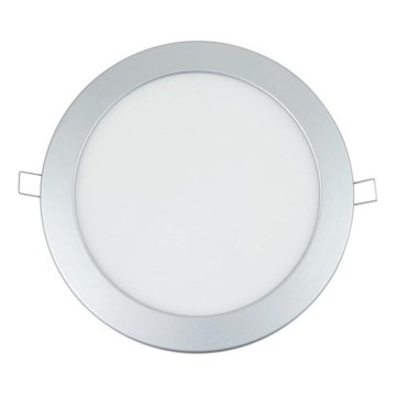 Aigostar - LED Iegremdējama lampa ULTRATHIN LED/20W/230V 3000K matēts hroms