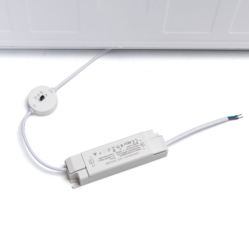 Aigostar - LED Iegremdējams panelis LED/40W/230V 3000K/4000K/6500K 60x60cm balta