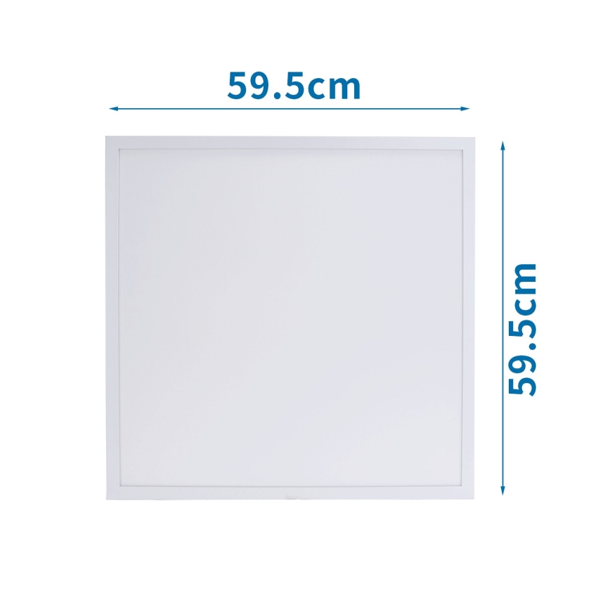 Aigostar - LED Iegremdējams panelis LED/40W/230V 6500K 60x60cm balta