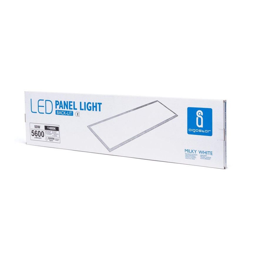 Aigostar - LED Iegremdējams panelis LED/50W/230V 4000K 120x30cm balta