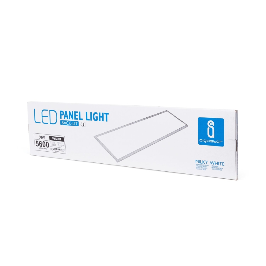 Aigostar - LED Iegremdējams panelis LED/50W/230V 6500K 120x30cm balta