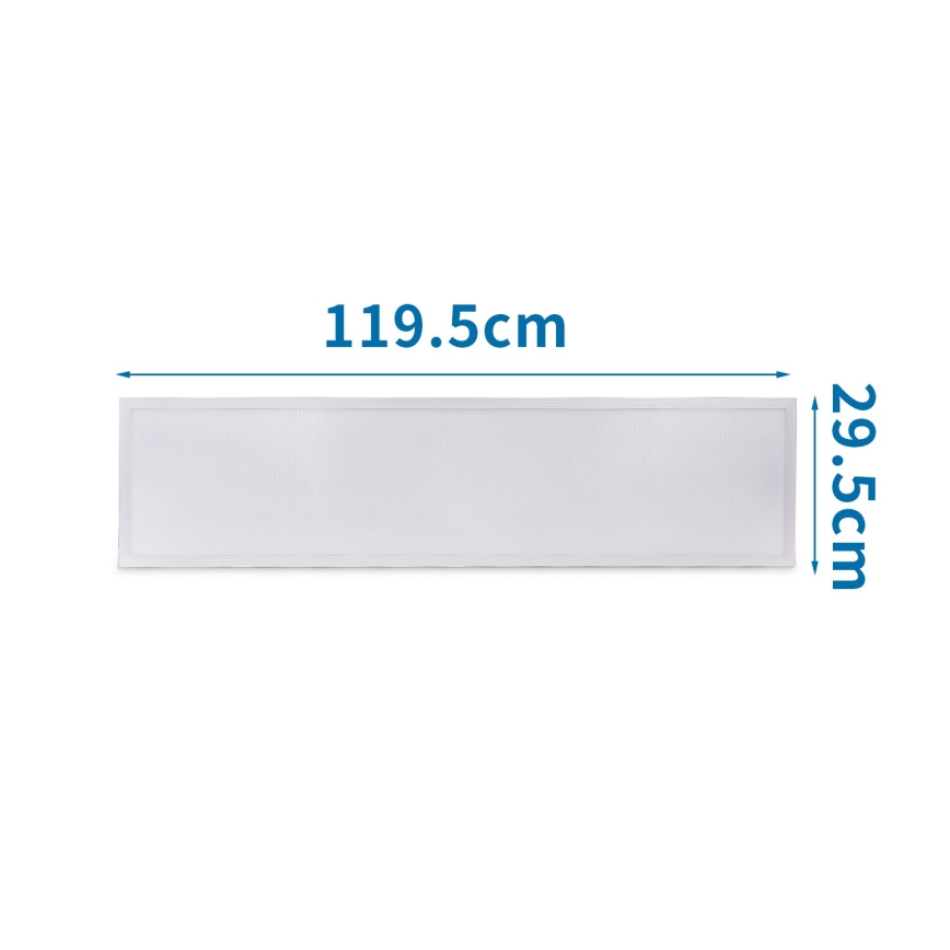 Aigostar - LED Iegremdējams panelis LED/50W/230V 6500K 120x30cm balta