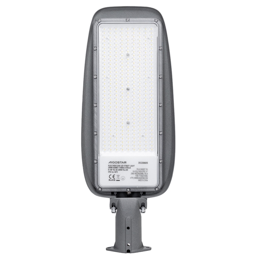 Aigostar - LED ielas lampa SLIM LED/200W/230V 6500K IP65