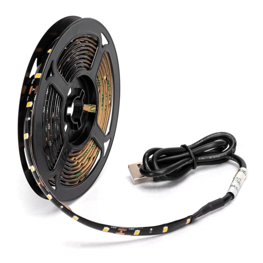 Aigostar - LED Josla 2m LED/4,9W/5V 2700K IP65 melna