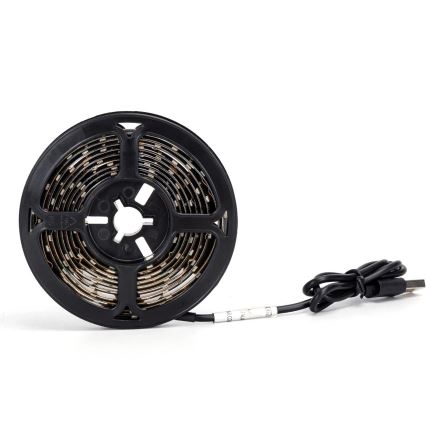 Aigostar - LED Josla 2m LED/4,9W/5V 2700K IP65 melna