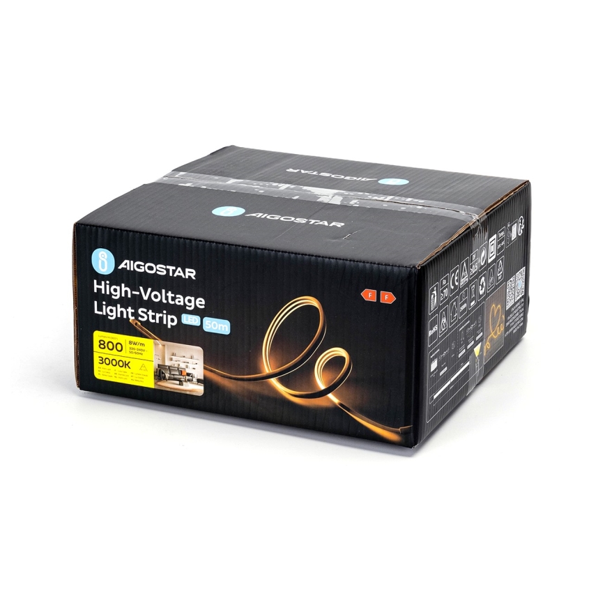 Aigostar - LED Josla 50m LED/400W/230V 3000K IP65