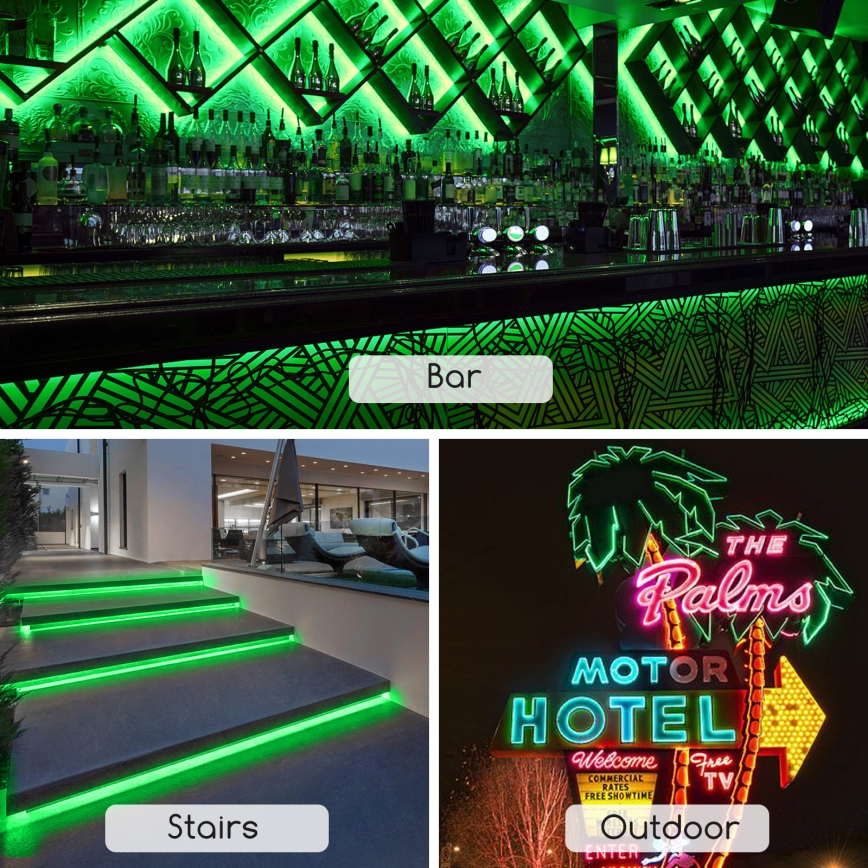 Aigostar - LED Josla LED/350W/230V 50m zaļa IP65